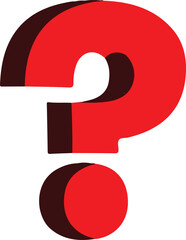 Question mark with speech bubble