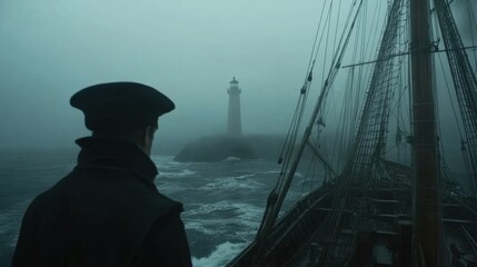 Sailing into the sunset, a classic yacht cuts through ocean waves.
