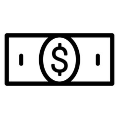 Illustration of a currency bill with detailed patterns and denominations, representing financial value and transactions.
