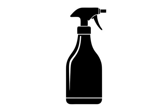 recommend clip art: Spray bottle vector icon,clean spray bottle,Glass cleaner vector icon,Spray bottle icon Black line art vector logo set.