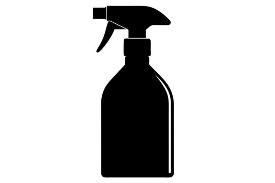 recommend clip art: Spray bottle vector icon,clean spray bottle,Glass cleaner vector icon,Spray bottle icon Black line art vector logo set.