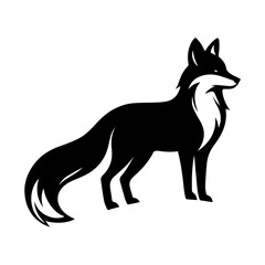 image of a fox vector illustration 
