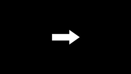 Right arrow icon. road sign. road pointer for Indicating direction.