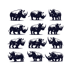 Animal Silhouettes Vector Collection