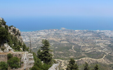  View of Kyrenia from St Hilarion