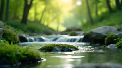 Fototapeta premium Tranquil Nature Landscape