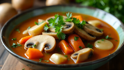 Delicious Chicken Mushroom Soup