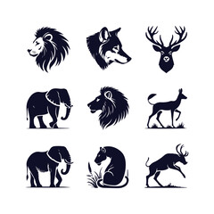 Animal Silhouettes Vector Collection