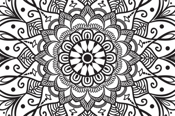 Intricate Mandala Design for Relaxation and Creativity