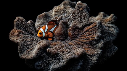 Ocellaris Clownfish in Coral Reef