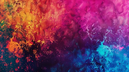 Bright neon grainy gradient abstract background, color blending effect, aesthetic soft texture