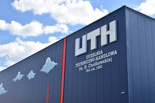 UTH University of Technology and Commerce of Helena Chodkowska. WARSAW, POLAND - MAY 22, 2020