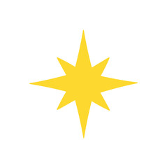 Obraz premium golden star icon