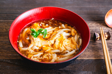 トロリあんかけうどん