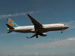 Obraz premium Airplane in flight.