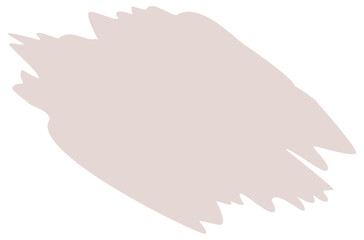 Brush Stroke Shape | Decorative Background Element | Organic Vector Shape
