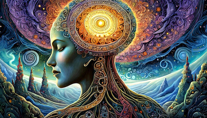 heaven spiritual communications with other worlds via pineal gland