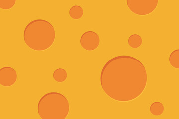 Minimalistic graphic background in the form of cheese