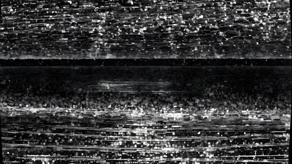 Obraz premium VHS Effect Overlay with Abstract Noise Texture Creating a Retro, Distorted, and Vintage Atmosphere