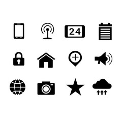 Vector Icon Set for Technology and Productivity