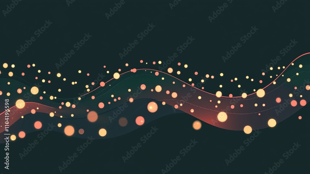 Poster Festive Christmas-themed vector background with decorative elements and a space for custom text, perfect for holiday designs