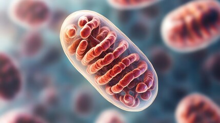 Researcher analyzing the impact of mitochondrial dysfunction in metabolic disorders, mitochondrial research, energy biology
