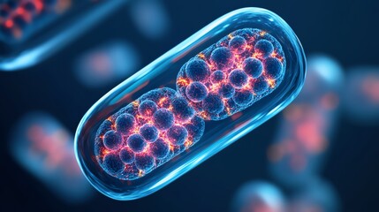 Scientist investigating pathways of mitochondrial biogenesis under stress, mitochondrial biogenesis research, energy regeneration