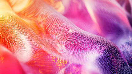 Bright radiant colors create an abstract background evoking a festive holiday atmosphere with smooth flowing shapes