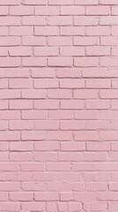 Fototapeta premium Bright pink brick wall creates a vibrant backdrop for urban photography and creative artworks
