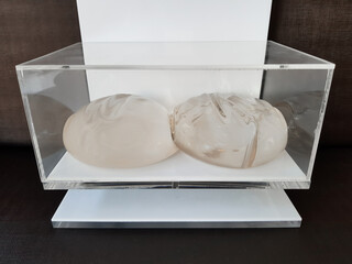 Silicone breast implants surgery, smooth skin augmentation medical equipment surgery gel type in...