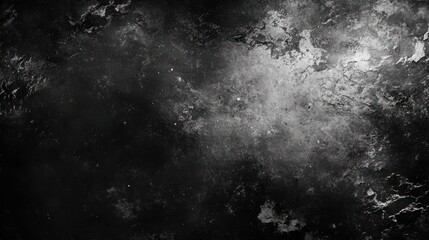 Dark Abstract Textured Background: Monochrome Grunge Wallpaper