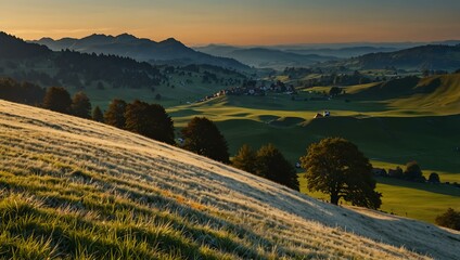 Fototapeta premium Appenzell landscape.