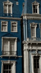 Obraz premium Architectural blueprint of historic homes in detail.