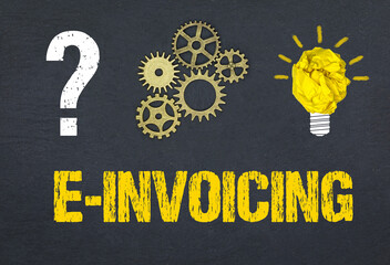 Obraz premium E-Invoicing 
