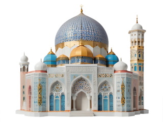 The collection mosque is displayed on a transparent background.