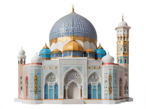 The collection mosque is displayed on a transparent background.