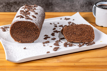 Chocolate roulade