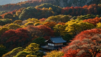 Autumn at Mount Chōnen.