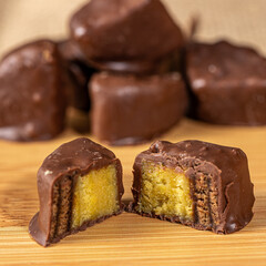 chocolate and hazelnuts