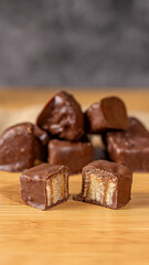 chocolate and hazelnuts