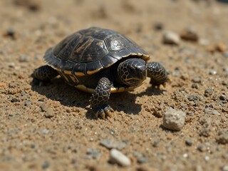 Obraz premium Baby turtle.