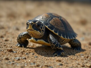 Fototapeta premium Baby turtle.