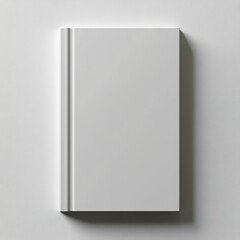 Blank notebook ready for creative writing and sketching on a plain background