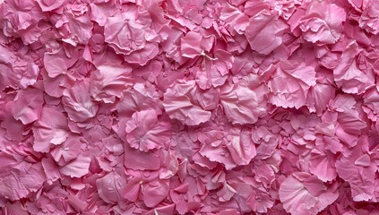 Fototapeta premium A delightful collection of light pink petals, creating a soft and romantic backdrop.