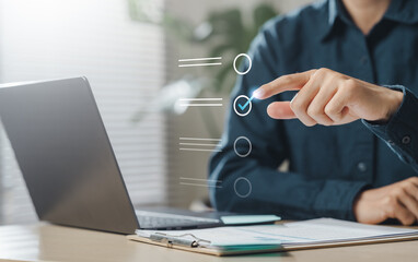 check, document, checklist, choice, guarantee, answer, assurance, certificate, choose, list. A...