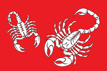 Scorpion vector silhouette