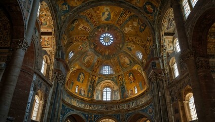 Basilica of San Vitale in Ravenna, Italy.