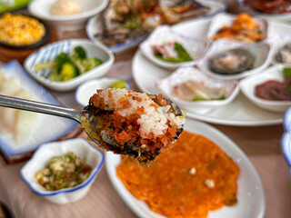 Korean style Fish Roe Rice