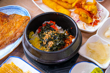Korean style Fish Roe Rice