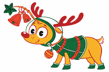 Funny Christmas Blizzard Beamer Holiday Car Comedy in White